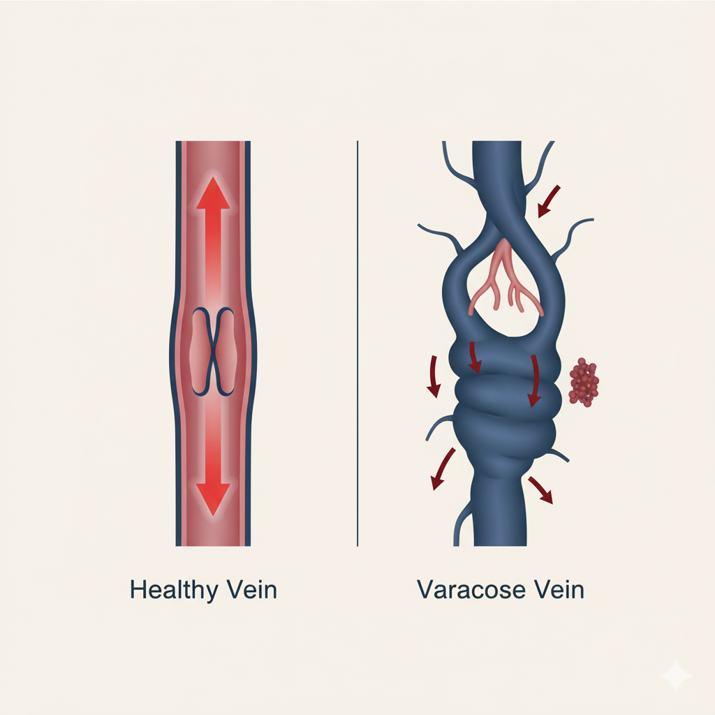 رگ‌های واریسی: فراتر از زیبایی، آنچه باید در مورد خطرات و درمان بدانید