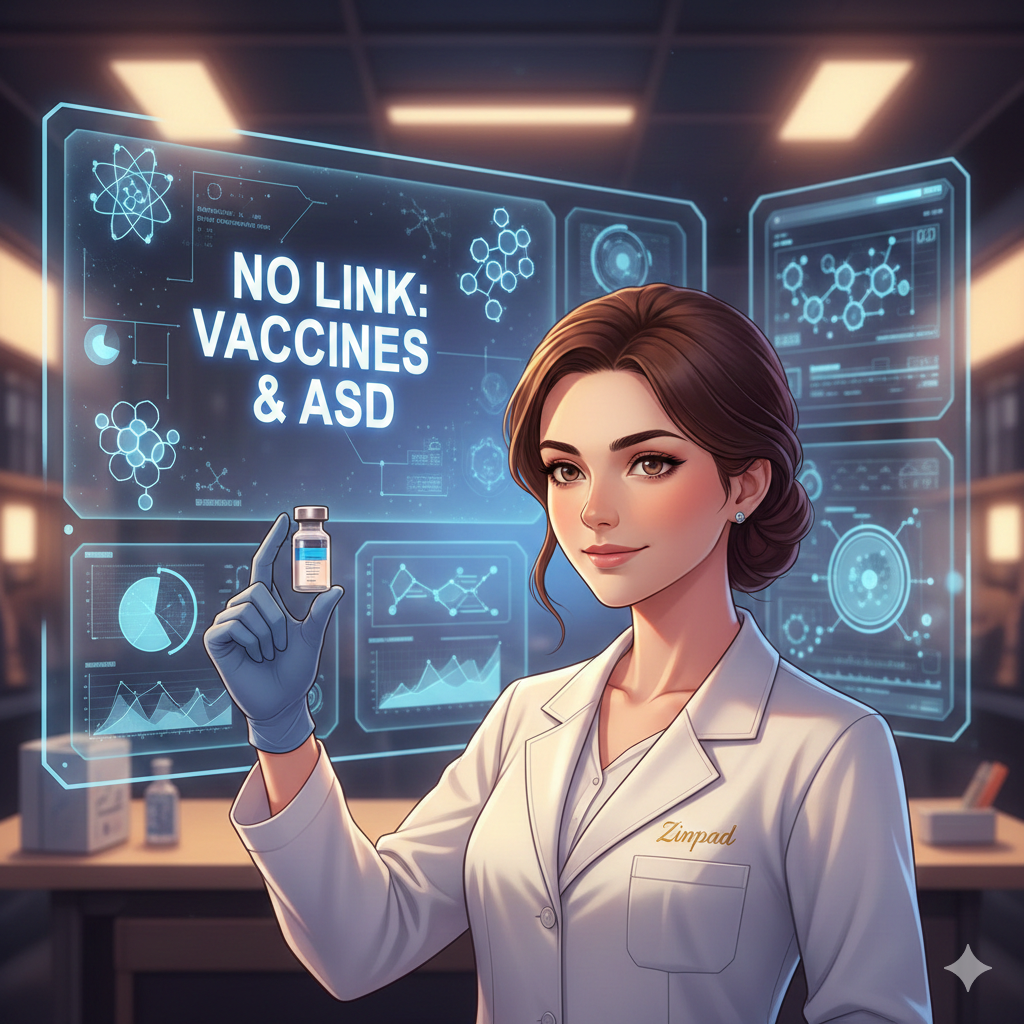 واکسیناسیون و عدم ارتباط با اختلال طیف اوتیسم